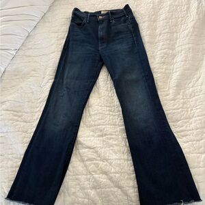 MOTHER Dark Indigo Flare Jeans